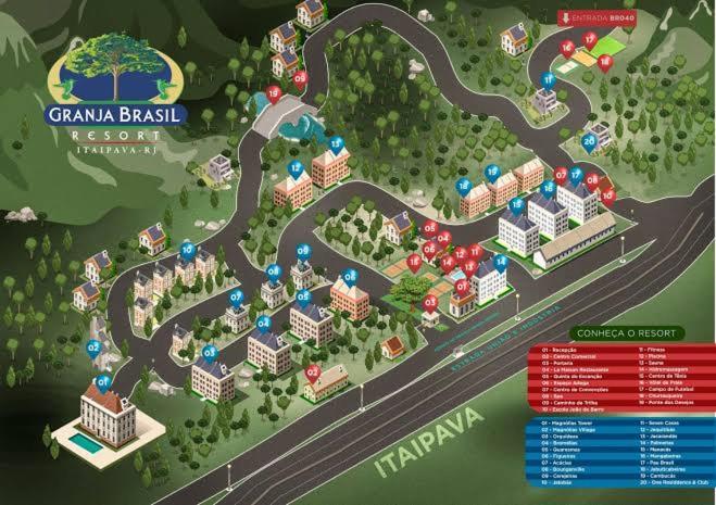 Maravilhoso Flat em Itaipava Petropolis (Rio de Janeiro) Exterior foto
